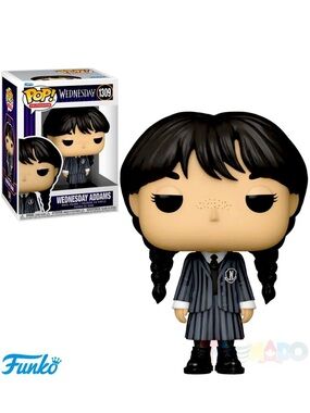 Funko POP! Television Wednesday Addams Vinyl Figure - Black & Cream